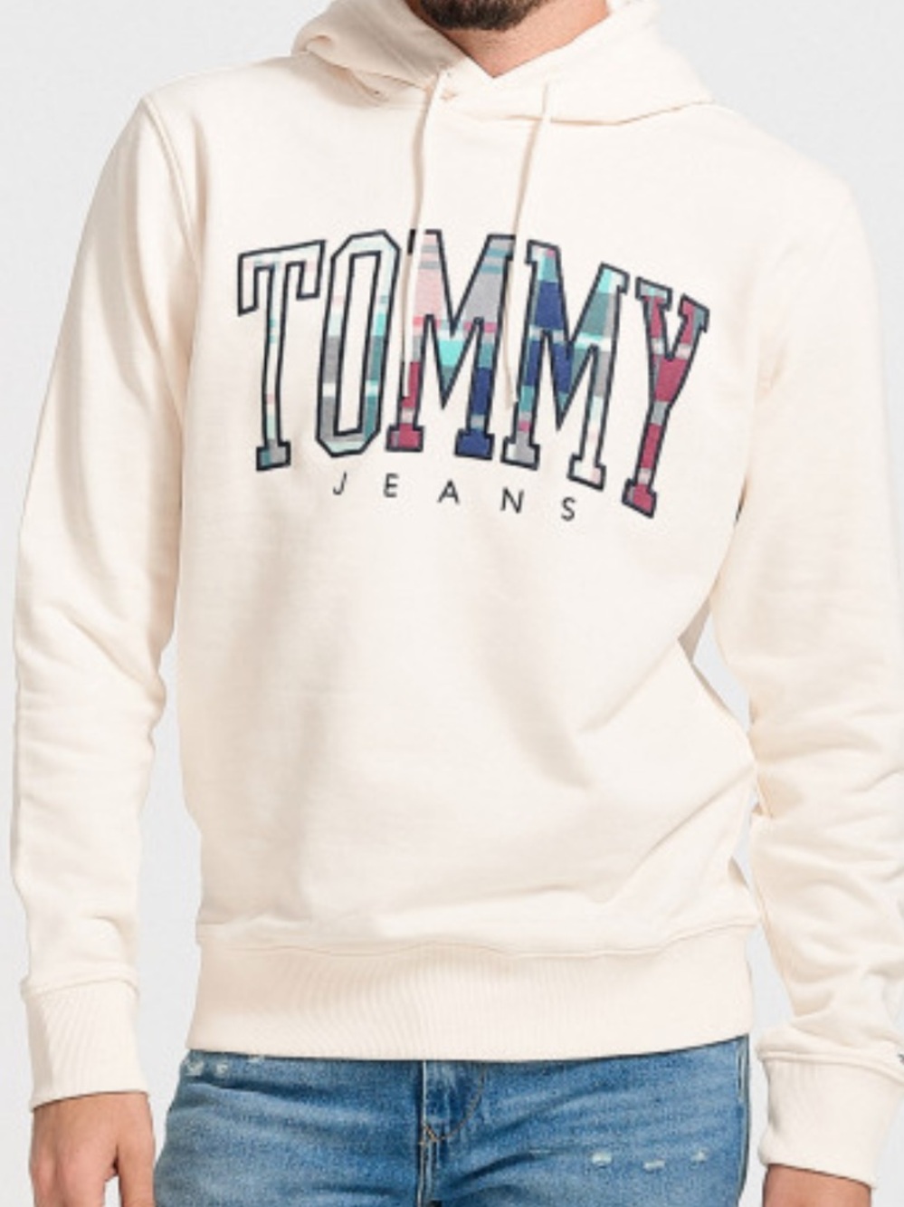 *NEW Tommy Hilfiger Tartan Hoodie Size XS
